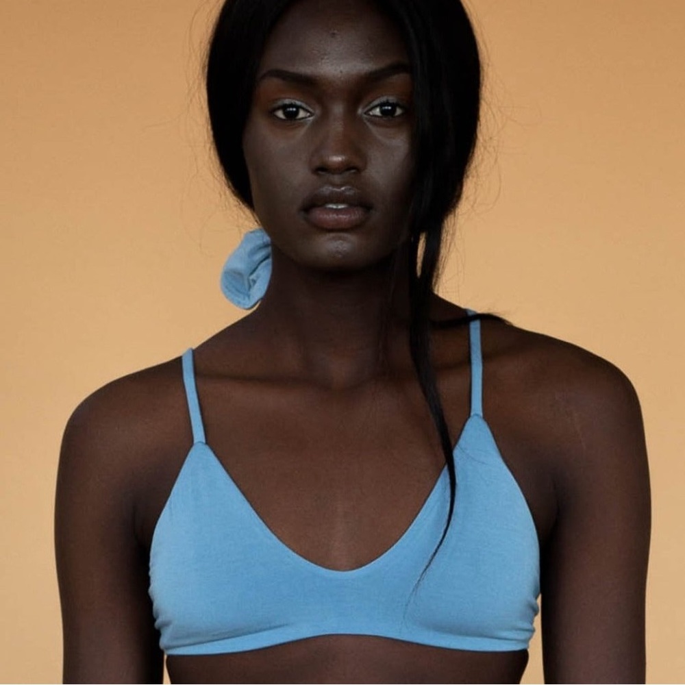 Hara the Label Stella Bralette - Powder Blue